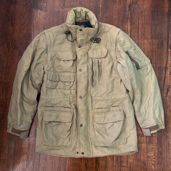 90s Universal Studios Japan Tactical Jacket Multi pocket Utility Men's Small - Picture 8 of 12